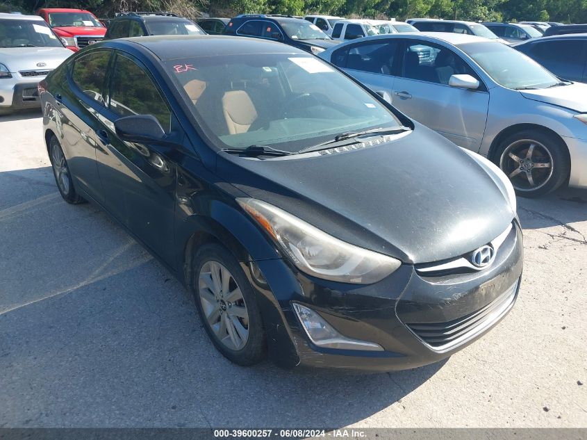 2014 Hyundai Elantra Se VIN: KMHDH4AE4EU210608 Lot: 39600257