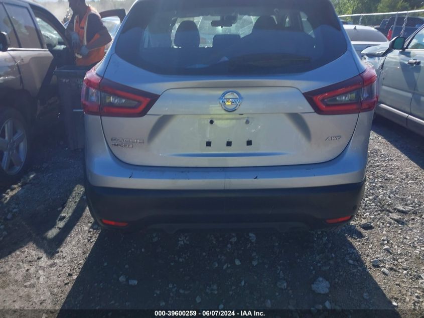 2022 Nissan Rogue Sport S Awd Xtronic Cvt VIN: JN1BJ1AW2NW479883 Lot: 39600259