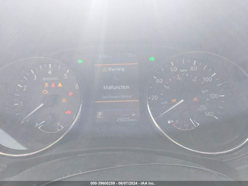 2022 Nissan Rogue Sport S Awd Xtronic Cvt VIN: JN1BJ1AW2NW479883 Lot: 39600259