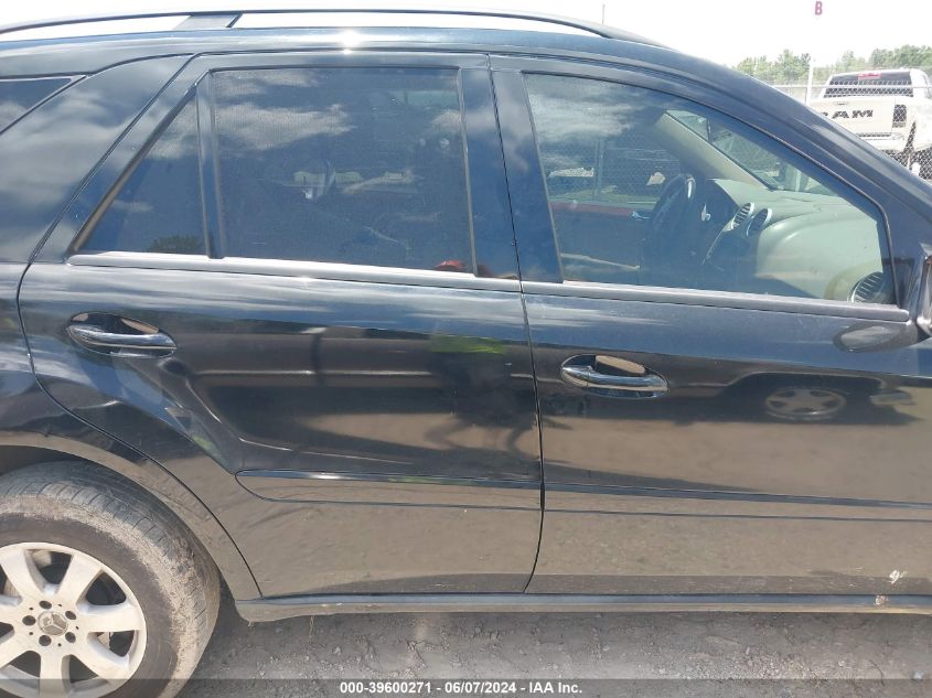 2006 Mercedes-Benz Ml 350 4Matic VIN: 4JGBB86E06A103275 Lot: 39600271