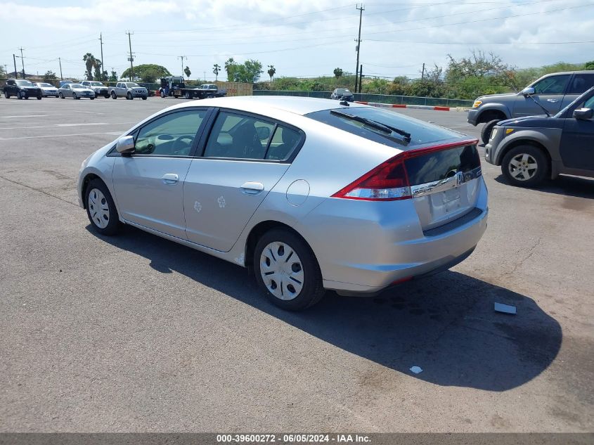 2013 Honda Insight Lx VIN: JHMZE2H51DS005690 Lot: 39600272