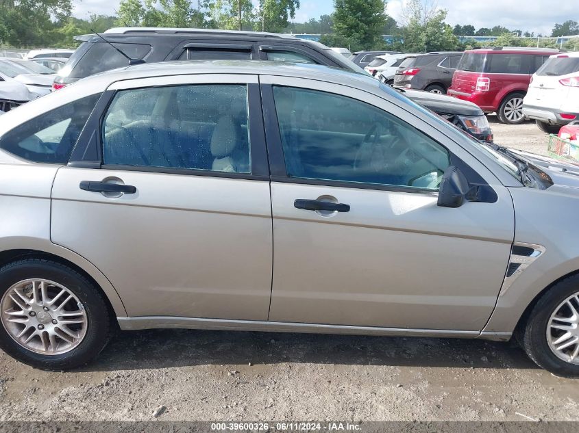 2008 Ford Focus Se VIN: 1FAHP35N88W169217 Lot: 39600326