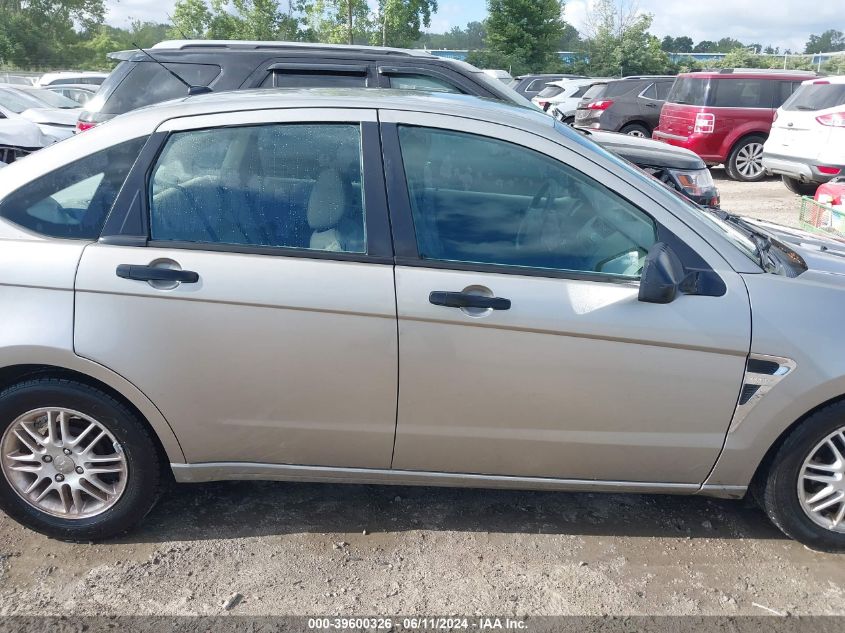 2008 Ford Focus Se VIN: 1FAHP35N88W169217 Lot: 39600326