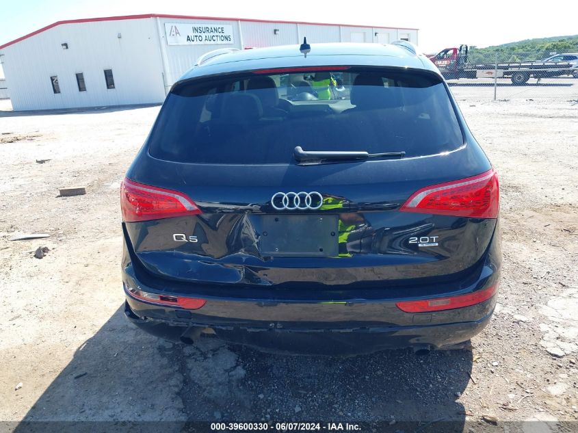 2012 Audi Q5 2.0T Premium VIN: WA1LFAFP5CA064825 Lot: 39600330