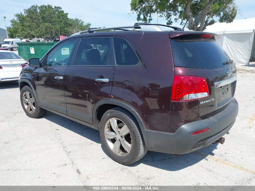 2012 Kia Sorento Ex VIN: 5XYKU4A62CG206524 Lot: 39600334