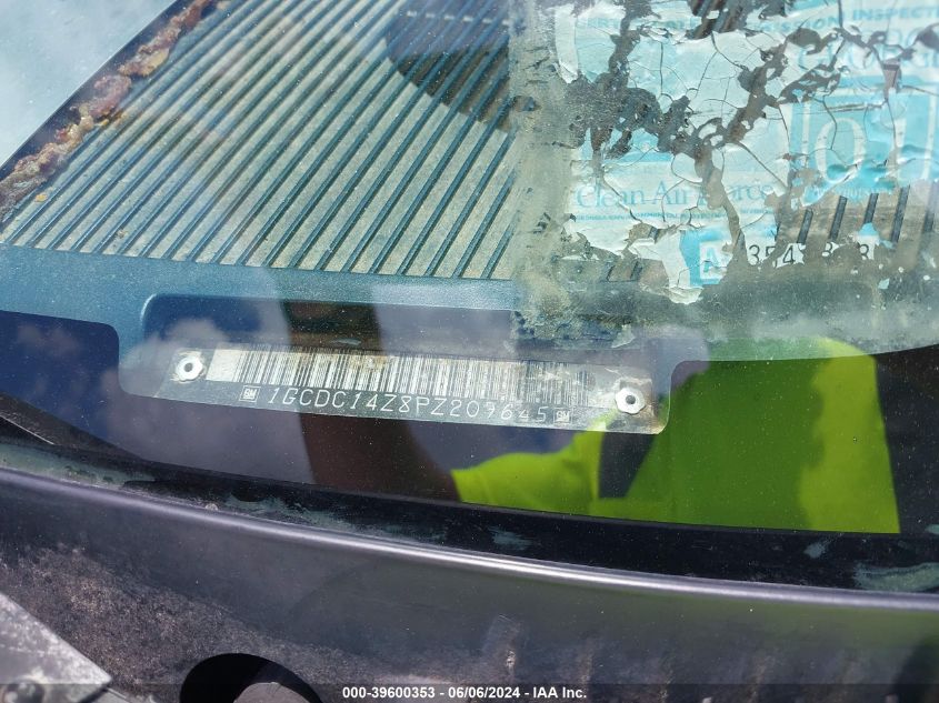 1993 Chevrolet Gmt-400 C1500 VIN: 1GCDC14Z8PZ209645 Lot: 39600353