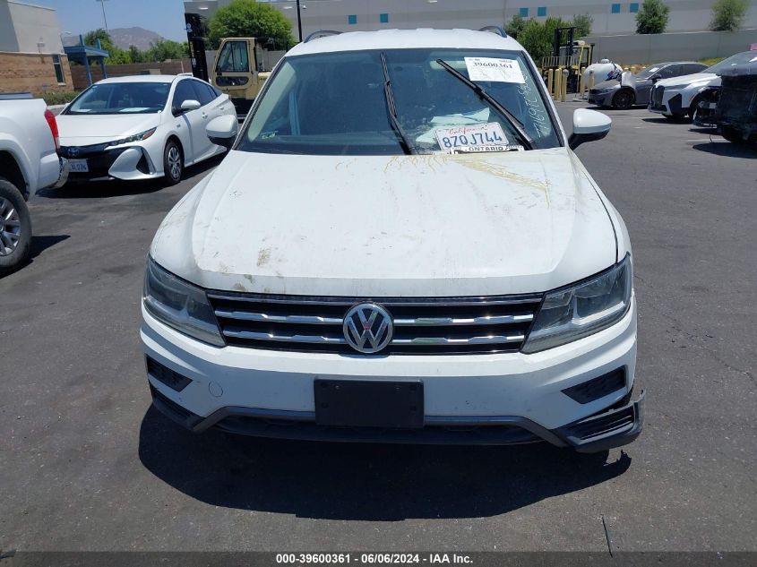 2018 Volkswagen Tiguan 2.0T S VIN: 3VV1B7AXXJM060872 Lot: 39600361