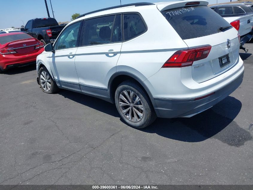 2018 Volkswagen Tiguan 2.0T S VIN: 3VV1B7AXXJM060872 Lot: 39600361