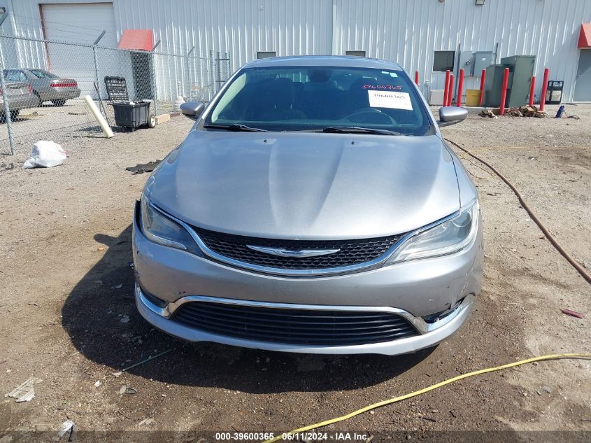 2015 Chrysler 200 Limited VIN: 1C3CCCAB9FN733900 Lot: 39600365