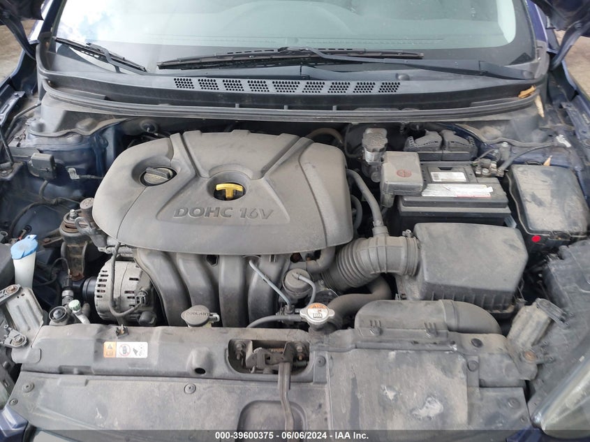 2013 Hyundai Elantra Gls VIN: 5NPDH4AE5DH422687 Lot: 39600375