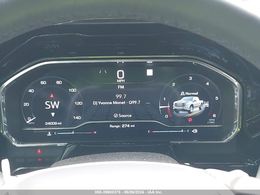 2022 GMC Sierra 1500 4Wd Short Box Elevation With 3Sb VIN: 1GTUUCED3NZ606494 Lot: 39600378