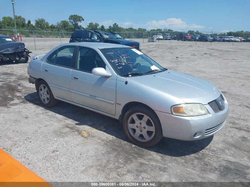 2006 Nissan Sentra 1.8S VIN: 3N1CB51D96L603937 Lot: 39600381