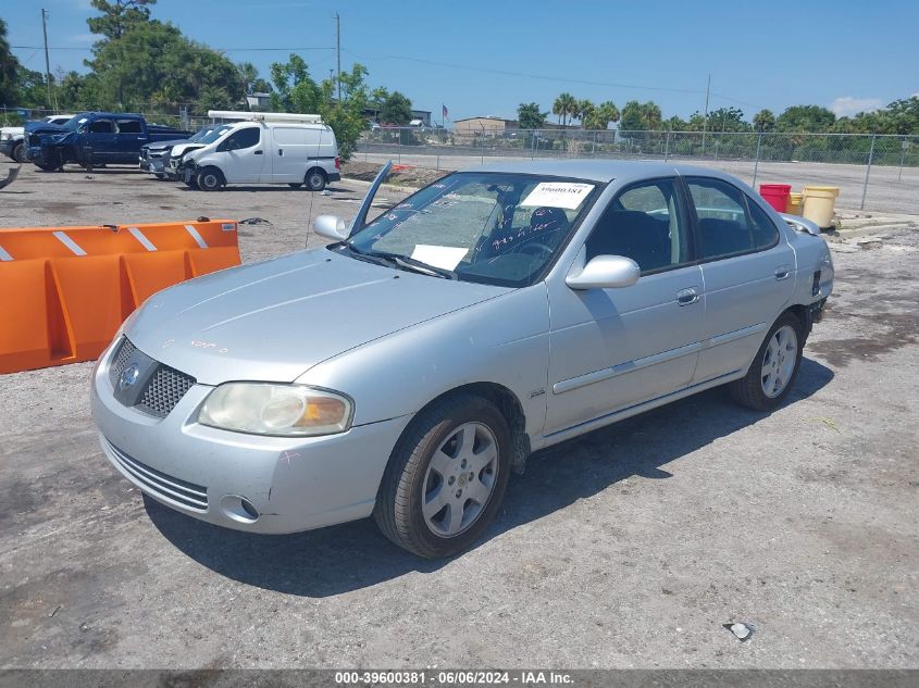 2006 Nissan Sentra 1.8S VIN: 3N1CB51D96L603937 Lot: 39600381