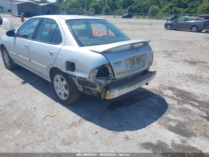 2006 Nissan Sentra 1.8S VIN: 3N1CB51D96L603937 Lot: 39600381