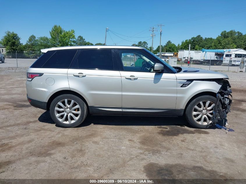 2014 Land Rover Range Rover Sport 3.0L V6 Supercharged Hse VIN: SALWR2WF0EA336264 Lot: 39600389