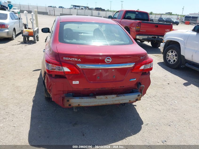 2013 Nissan Sentra Sv VIN: 3N1AB7APXDL624483 Lot: 39600390