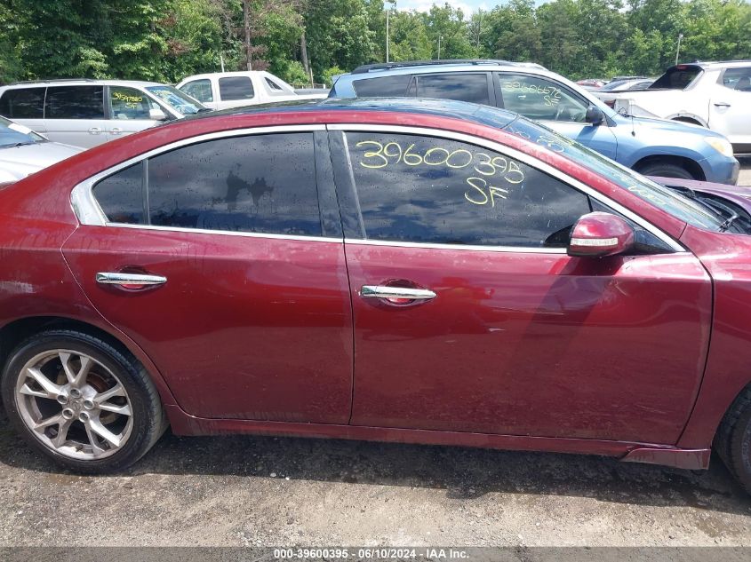 2013 Nissan Maxima 3.5 Sv VIN: 1N4AA5AP5DC806050 Lot: 39600395