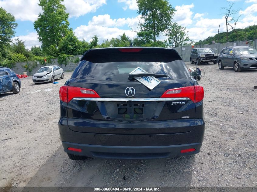 2014 Acura Rdx VIN: 5J8TB4H53EL008826 Lot: 39600404