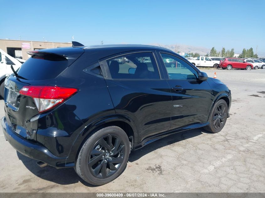 2022 Honda Hr-V 2Wd Sport VIN: 3CZRU5H14NM712919 Lot: 39600409