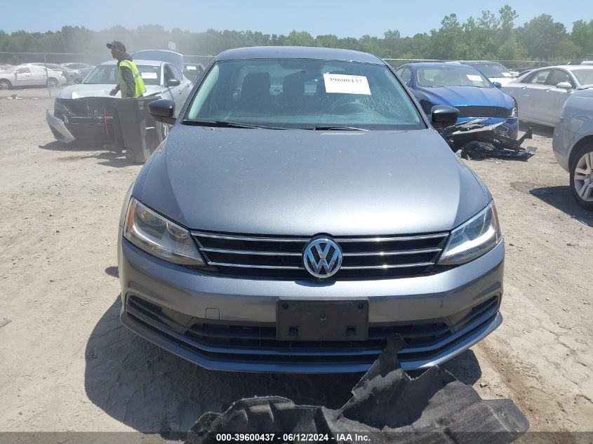 2015 Volkswagen Jetta 2.0L S VIN: 3VW2K7AJ8FM243500 Lot: 39600437