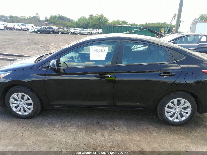 2022 Hyundai Accent Se VIN: 3KPC24A62NE182221 Lot: 39600438