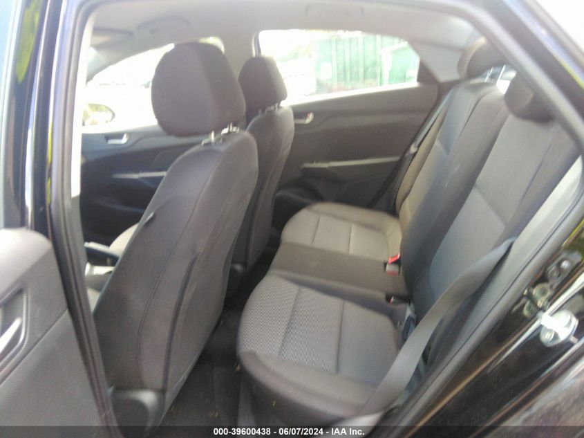 2022 Hyundai Accent Se VIN: 3KPC24A62NE182221 Lot: 39600438