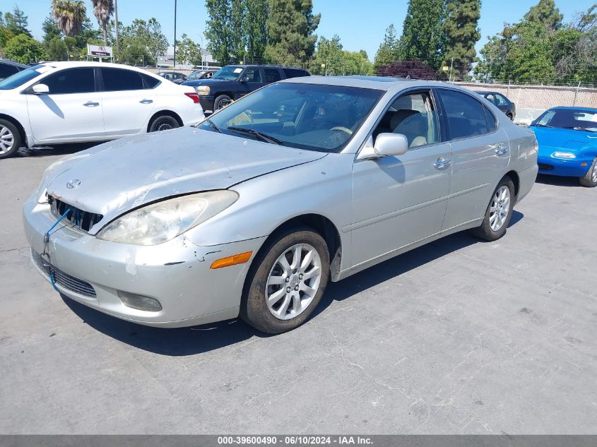 2002 Lexus Es 300 300 VIN: JTHBF30GX20035751 Lot: 39600490