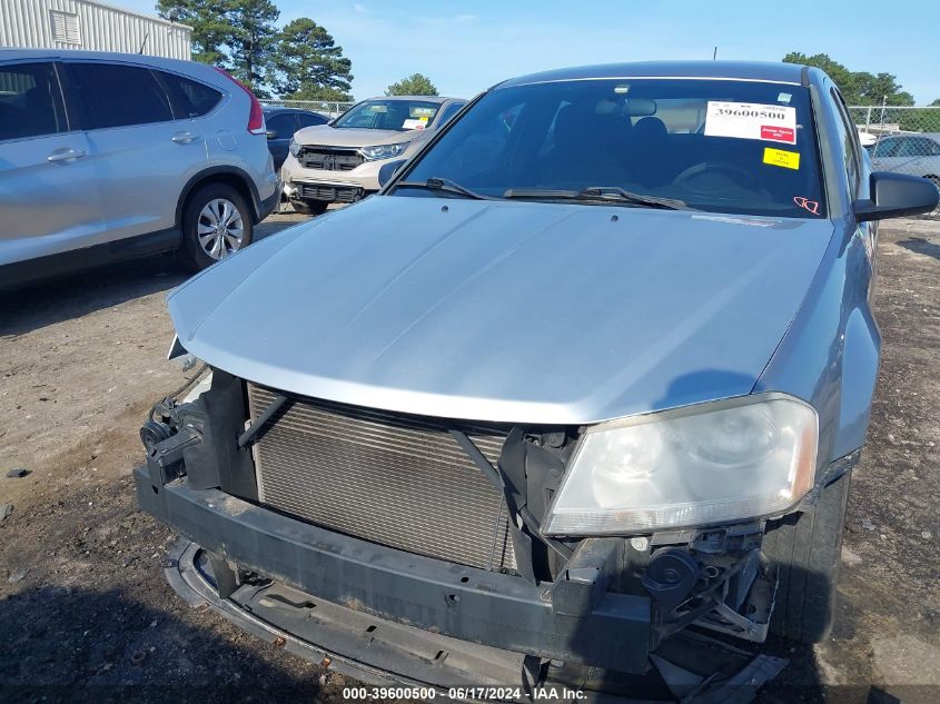 2013 Dodge Avenger Se VIN: 1C3CDZAB6DN536793 Lot: 39600500