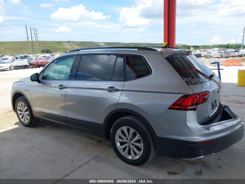2020 Volkswagen Tiguan 2.0T S VIN: 3VV1B7AX7LM137202 Lot: 39600505
