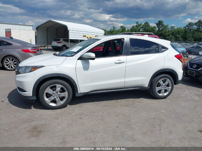 2016 Honda Hr-V Ex VIN: 3CZRU6H56GM742287 Lot: 39600514