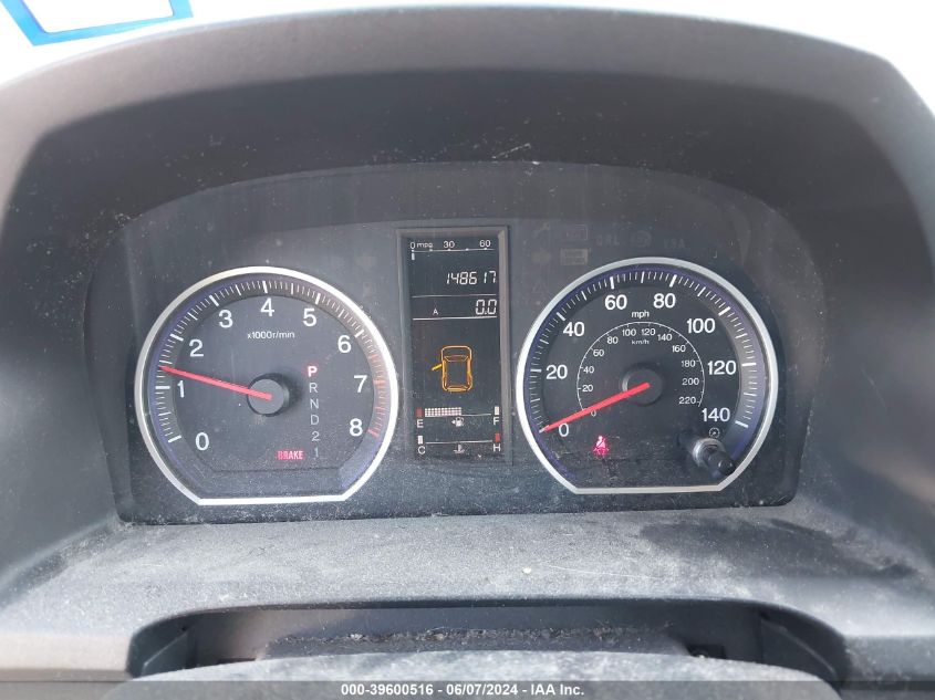 2009 Honda Cr-V Lx VIN: 3CZRE38349G7035 Lot: 39600516