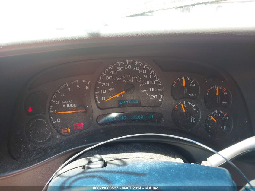 2003 Chevrolet Tahoe Lt VIN: 1GNEK13Z73J103616 Lot: 39600527