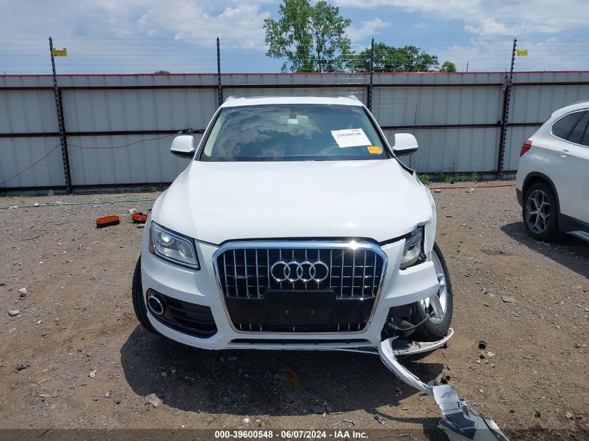 2013 Audi Q5 2.0T Premium VIN: WA1LFAFP2DA085102 Lot: 39600548