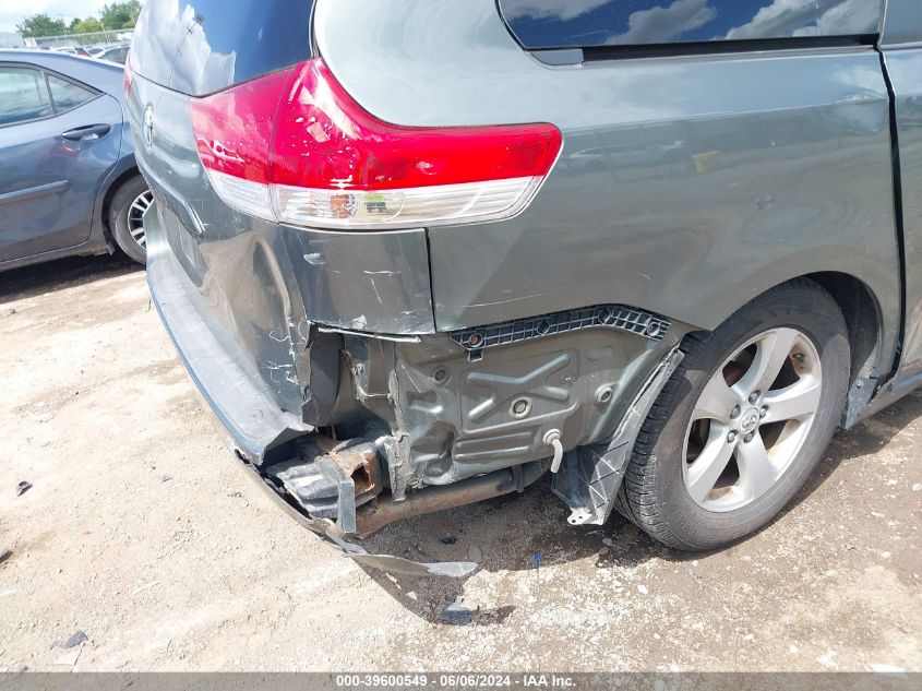 2013 Toyota Sienna Le V6 8 Passenger VIN: 5TDKK3DC8DS306777 Lot: 39600549