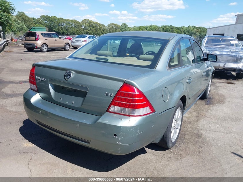 2005 Mercury Montego Luxury VIN: 1MEHM41175G624123 Lot: 39600563