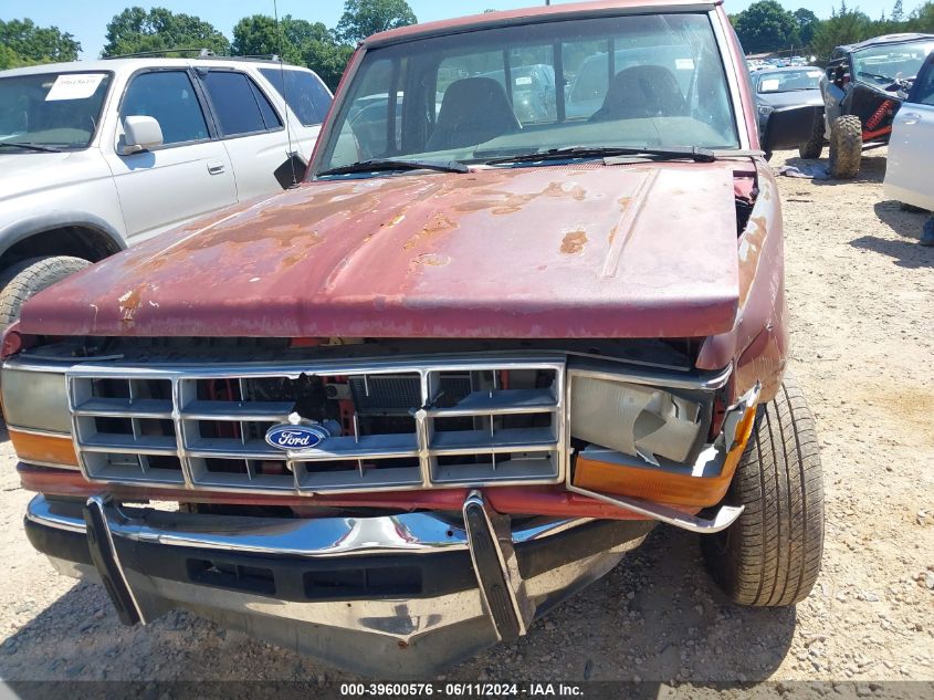 1992 Ford Ranger VIN: 1FTCR10U6NTA77585 Lot: 39600576