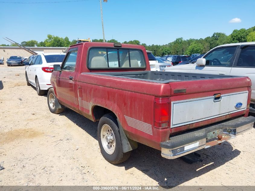 1992 Ford Ranger VIN: 1FTCR10U6NTA77585 Lot: 39600576