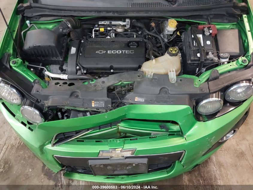 2014 Chevrolet Sonic Lt Auto VIN: 1G1JC6SHXE4204363 Lot: 39600583