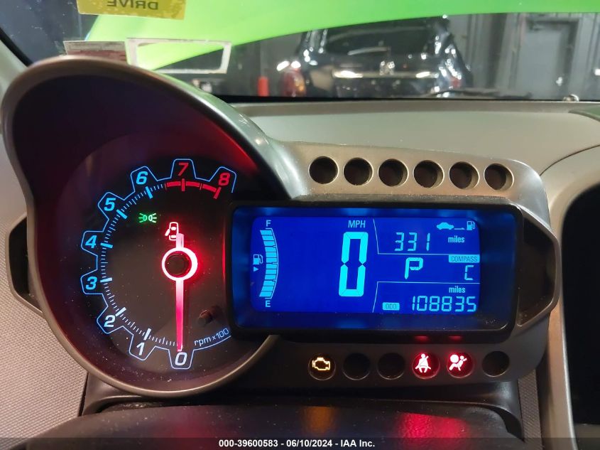 2014 Chevrolet Sonic Lt Auto VIN: 1G1JC6SHXE4204363 Lot: 39600583