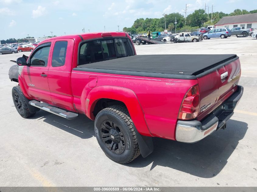 2008 Toyota Tacoma Prerunner Access Cab VIN: 5TETU62N38Z589649 Lot: 39600589