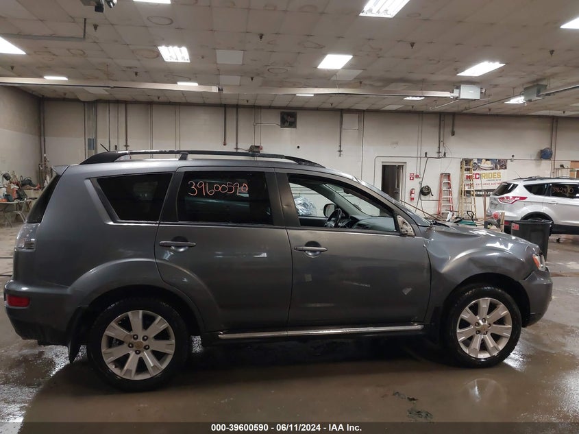 2012 Mitsubishi Outlander Se VIN: JA4JT3AW4CU005371 Lot: 39600590