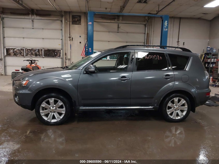 2012 Mitsubishi Outlander Se VIN: JA4JT3AW4CU005371 Lot: 39600590