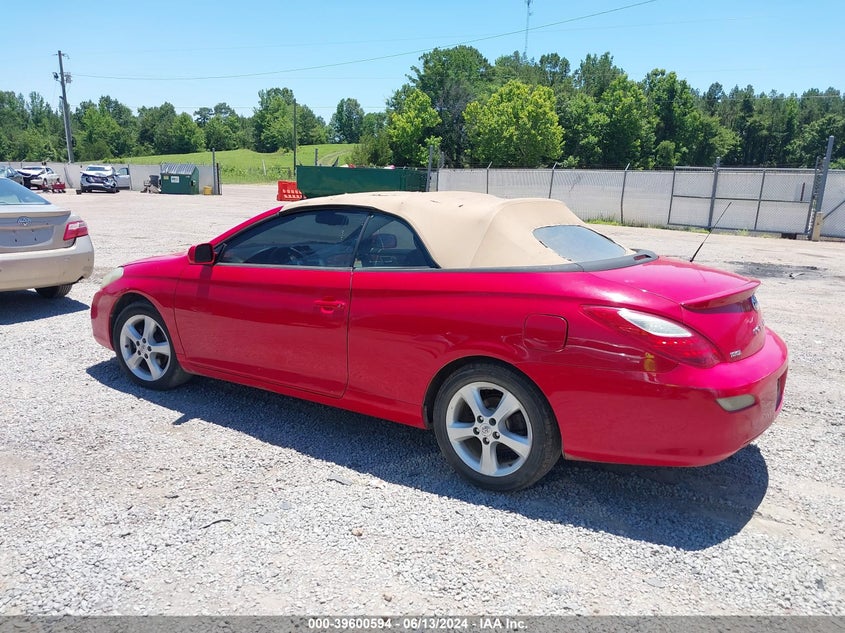 2007 Toyota Camry Solara Sle VIN: 4T1FA38PX7U120574 Lot: 39600594