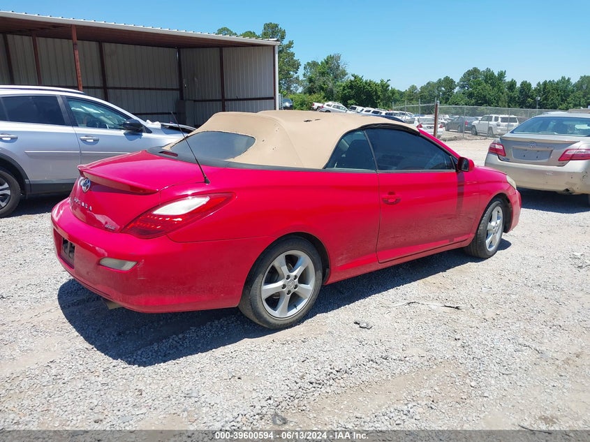2007 Toyota Camry Solara Sle VIN: 4T1FA38PX7U120574 Lot: 39600594