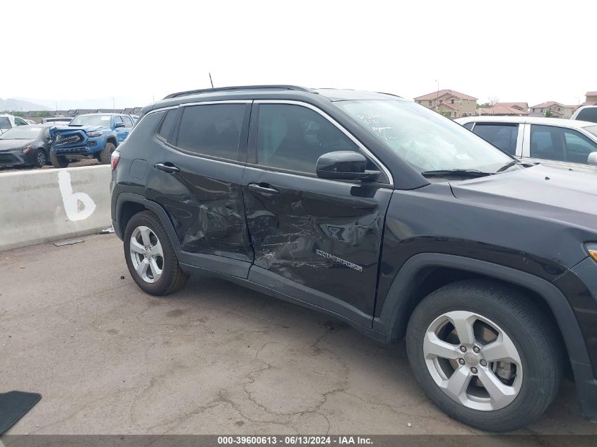 2021 Jeep Compass Latitude Fwd VIN: 3C4NJCBB6MT538908 Lot: 39600613