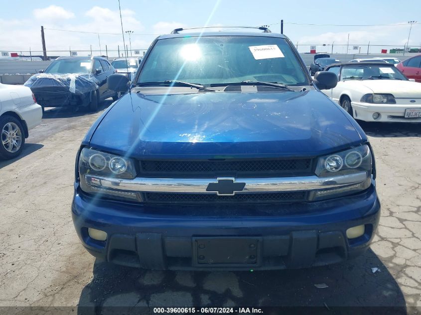 2002 Chevrolet Trailblazer Lt VIN: 1GNDS13S122496018 Lot: 39600615