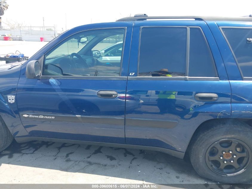 2002 Chevrolet Trailblazer Lt VIN: 1GNDS13S122496018 Lot: 39600615