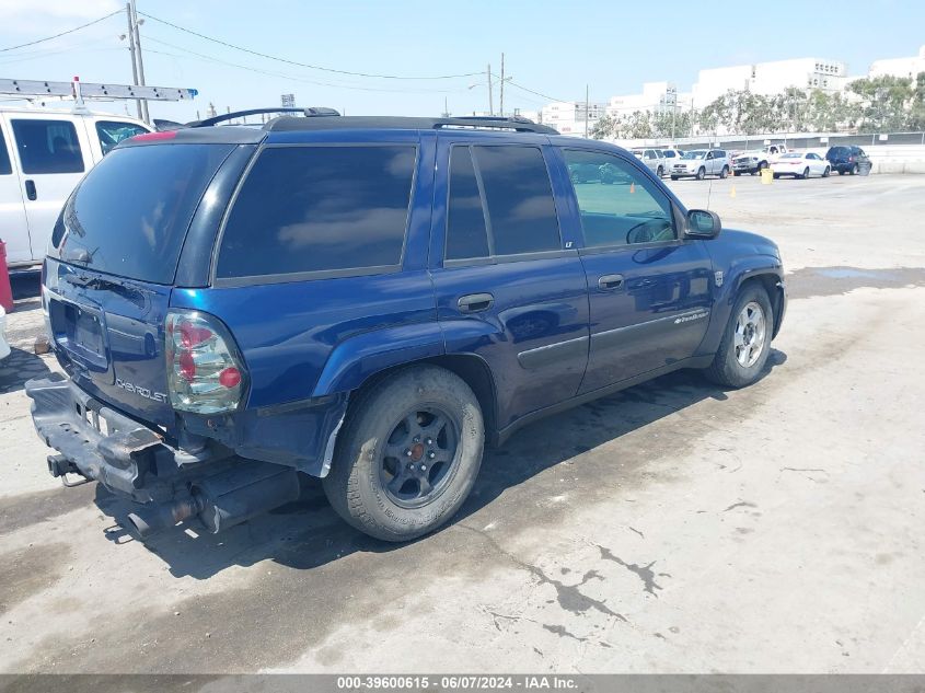 2002 Chevrolet Trailblazer Lt VIN: 1GNDS13S122496018 Lot: 39600615