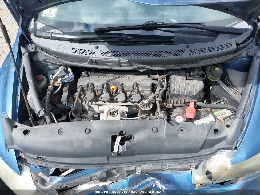 2008 Honda Civic Lx VIN: 1HGFA16538L006788 Lot: 39600622