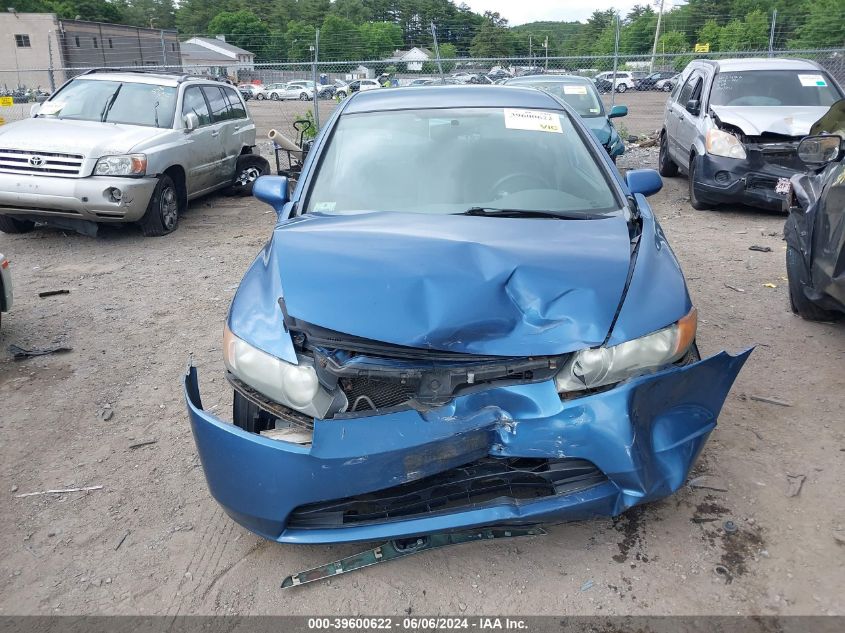 2008 Honda Civic Lx VIN: 1HGFA16538L006788 Lot: 39600622